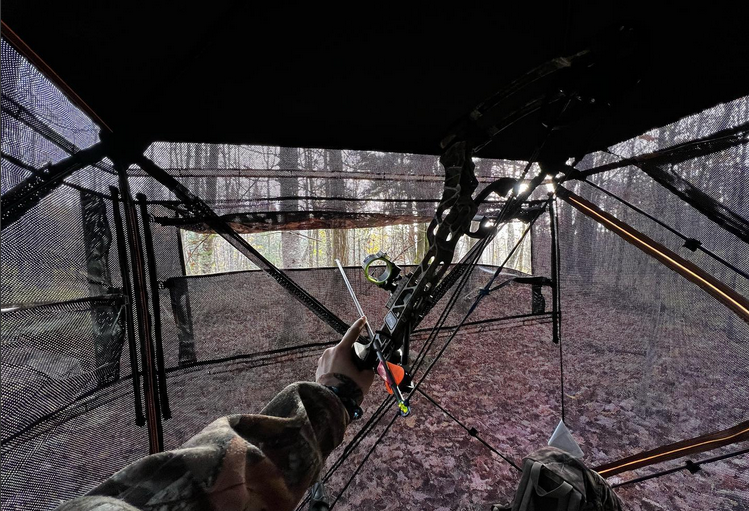 tidewe see through hunting blind