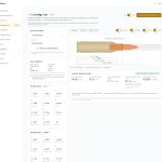 LoadForge internal ballistics calculator after a Cartridge Lab handoff: 243 Improved 30 degree with 57.24 gr H2O capacity tagged Drawn, a geometric-estimate warning and the Berger 105 gr bullet carried over